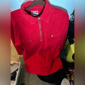 Marlboro corduroy red size large